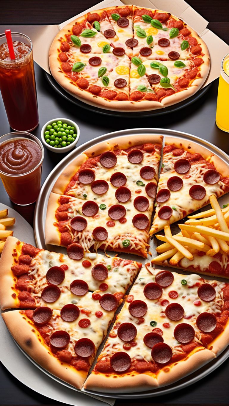 Delicious Pizza Meal Deal 12-Inch Pizza, Fries, & Drink at Just £12.99 – Order Now